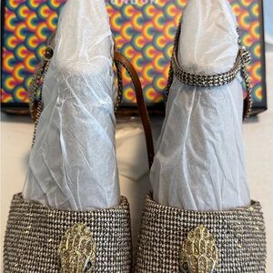 Kurt Geiger Kensington Espadrilles with Gold Detail